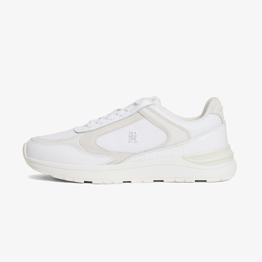  Tommy Hilfiger Casual Fashion Runner Kadın Beyaz Sneaker