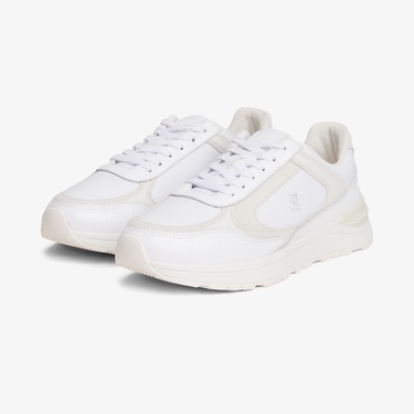  Tommy Hilfiger Casual Fashion Runner Kadın Beyaz Sneaker
