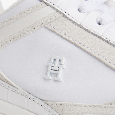  Tommy Hilfiger Casual Fashion Runner Kadın Beyaz Sneaker