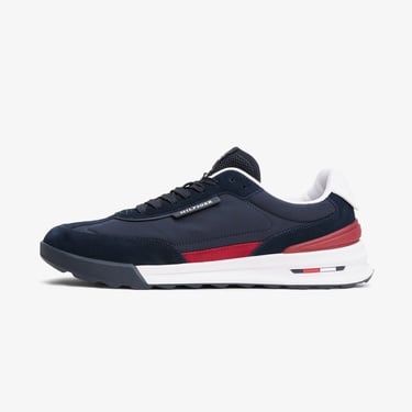  Tommy Hilfiger Retro Runner Nylon Mix Erkek Lacivert Sneaker