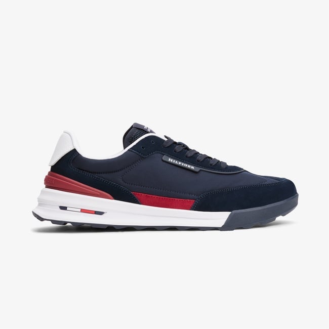  Tommy Hilfiger Retro Runner Nylon Mix Erkek Lacivert Sneaker