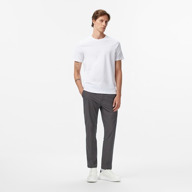  Calvin Klein Smooth Solid Erkek Beyaz T-Shirt
