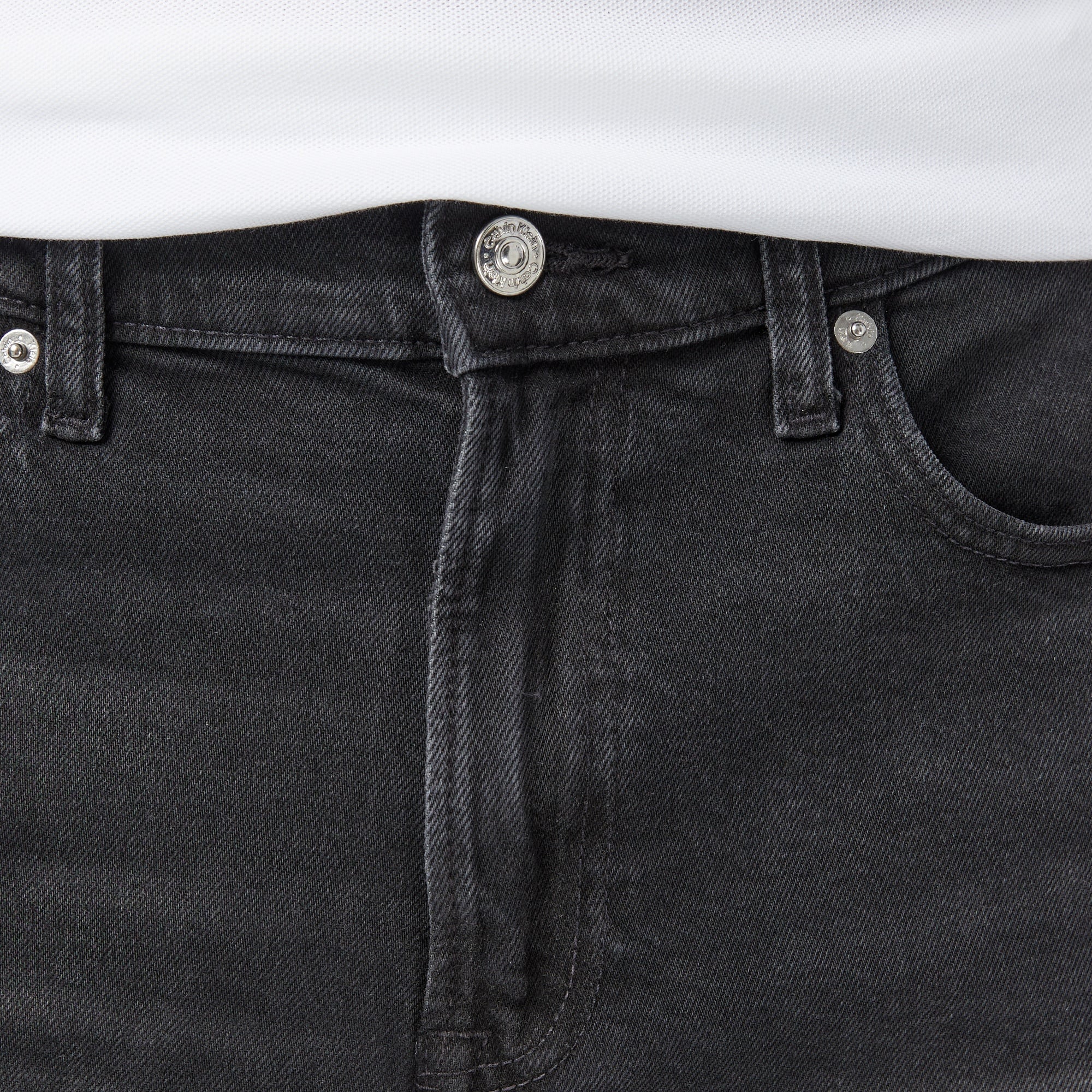 Calvin Klein Slim Taper Erkek Siyah Jean