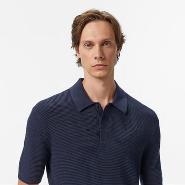  Calvin Klein Cotton Erkek Mavi Triko