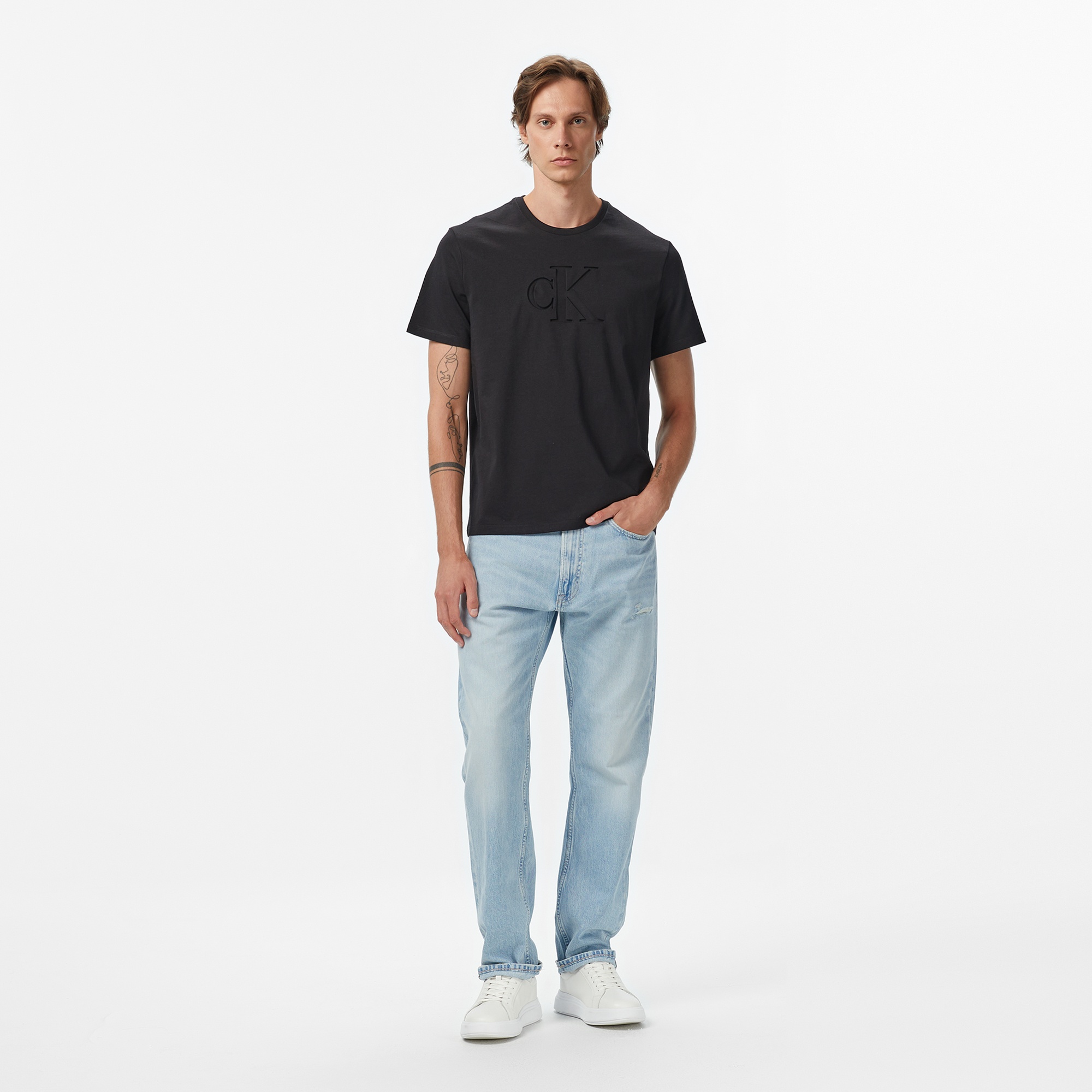 Calvin Klein Rams Erkek Mavi Jean