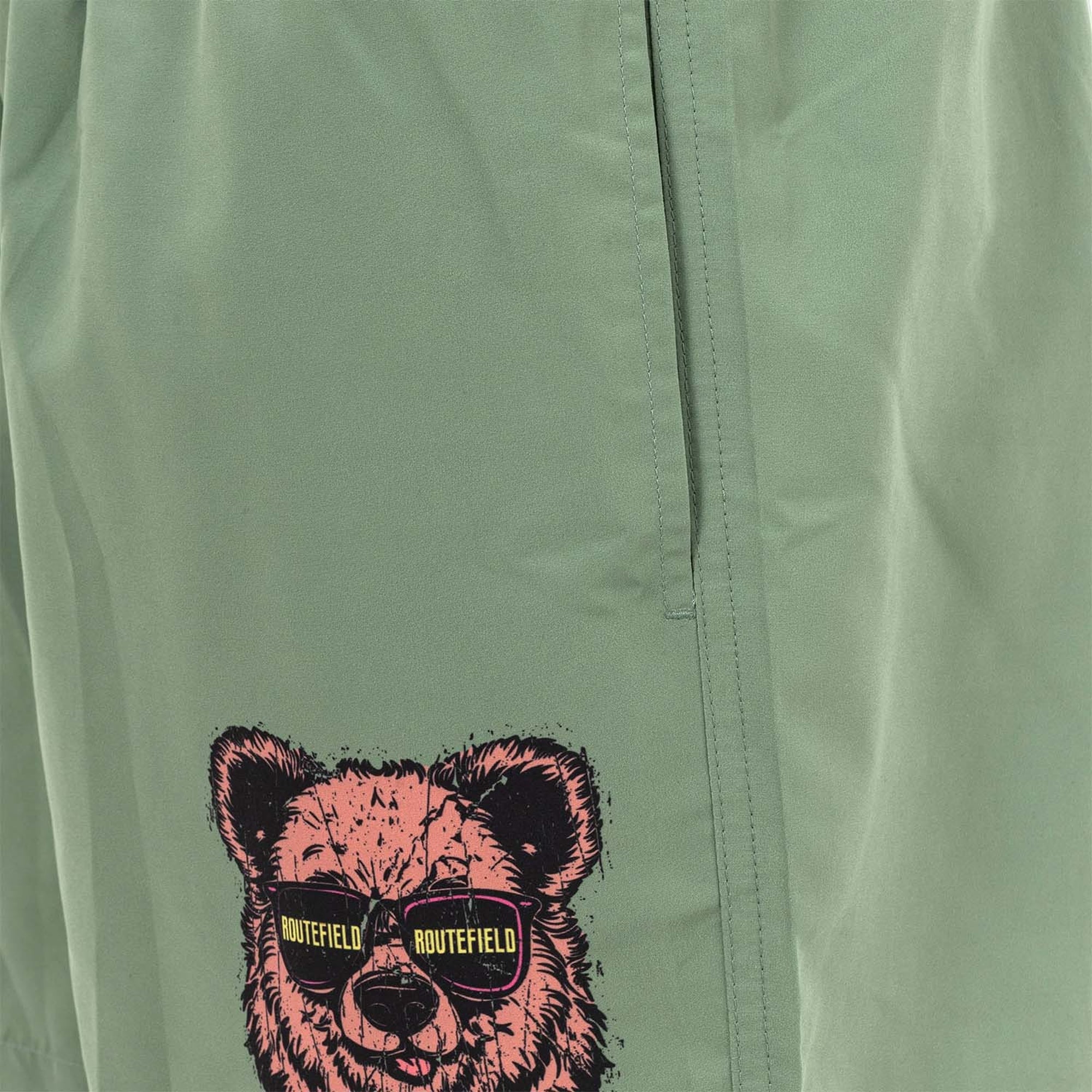 Routefield Velma Erkek Yeşil Volley Short