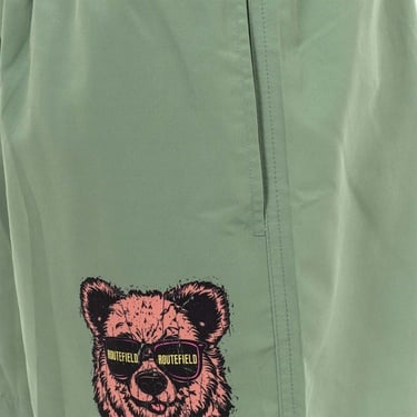  Routefield Velma Erkek Yeşil Volley Short