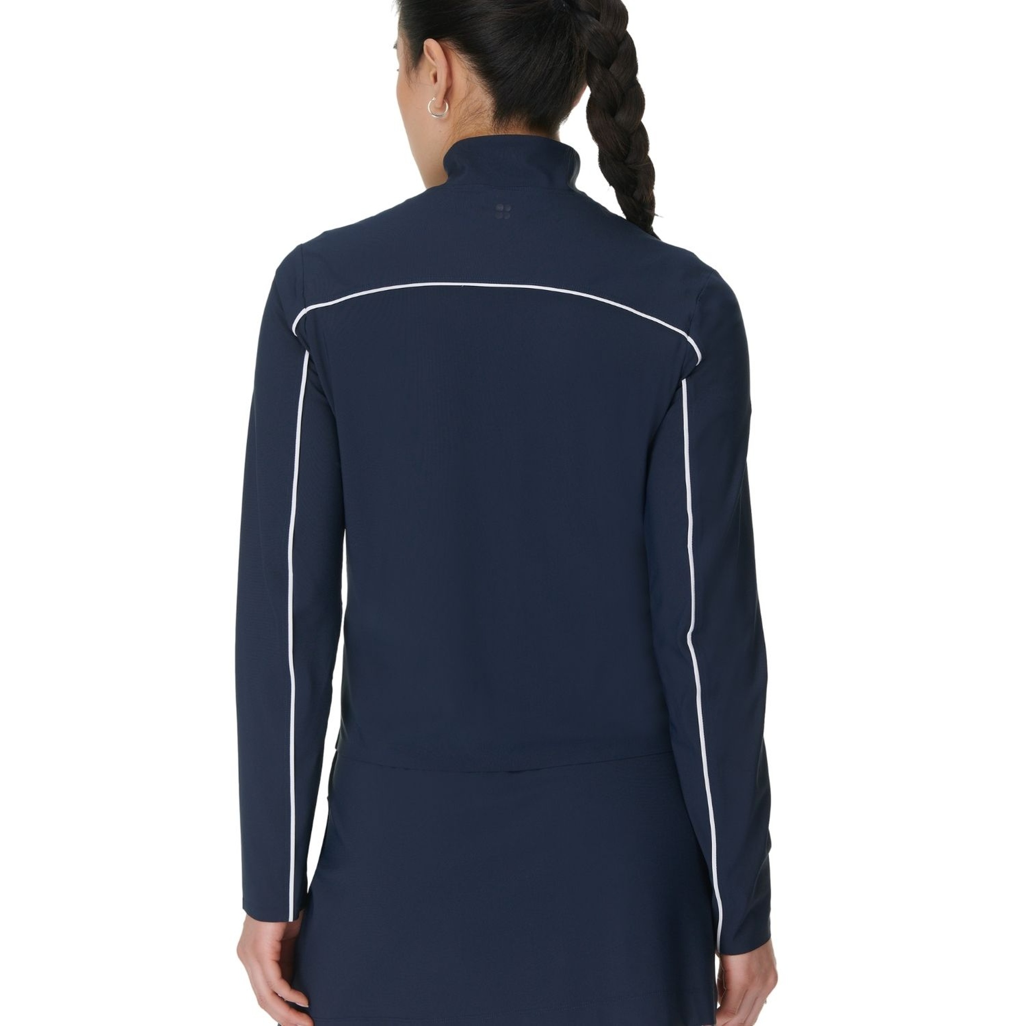 Sweaty Betty Anytime Explorer Zip Up Kadın Mavi Tank Top