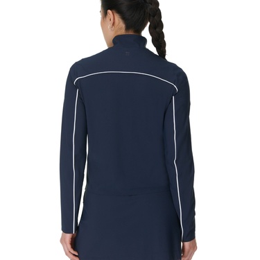  Sweaty Betty Anytime Explorer Zip Up Kadın Mavi Tank Top