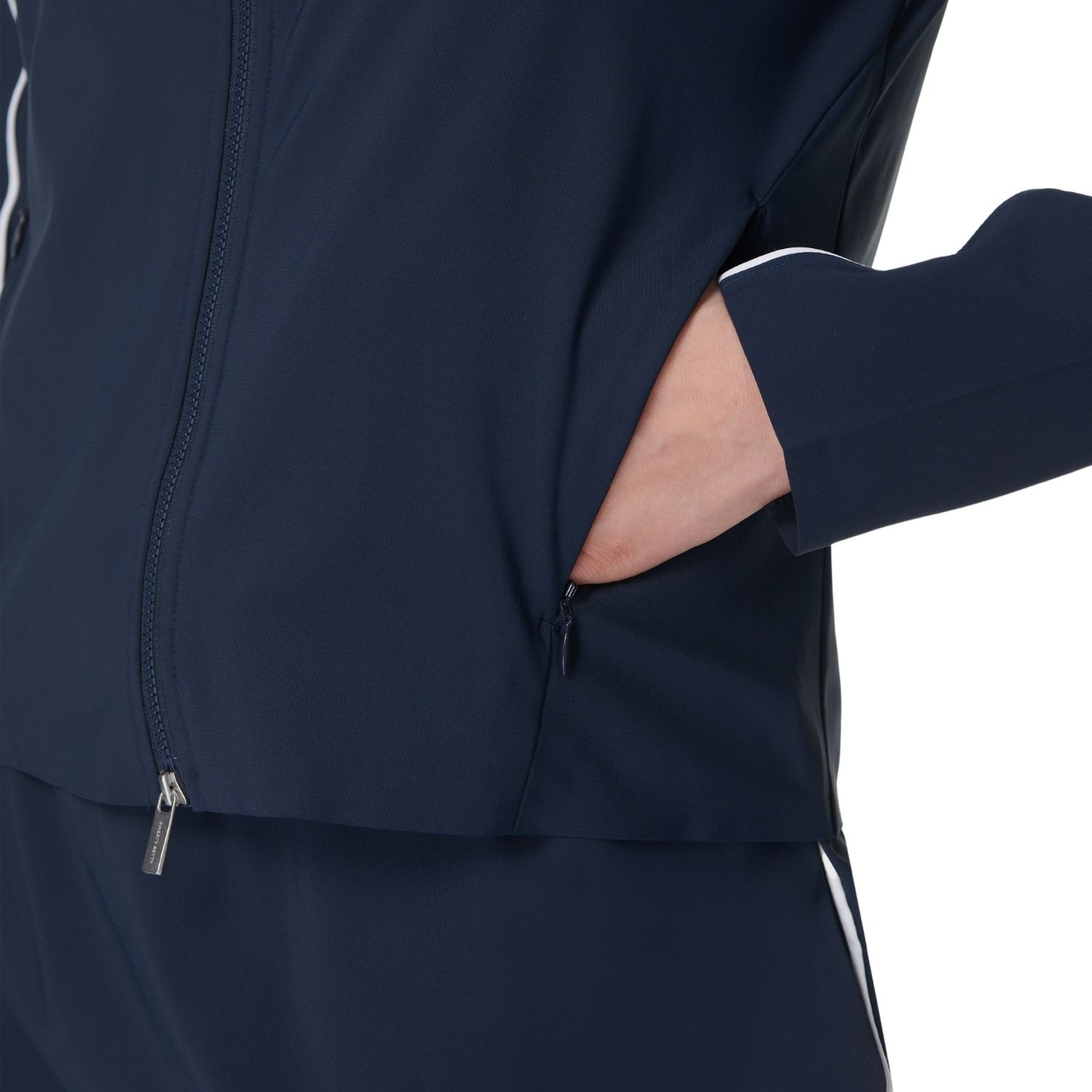 Sweaty Betty Anytime Explorer Zip Up Kadın Mavi Tank Top