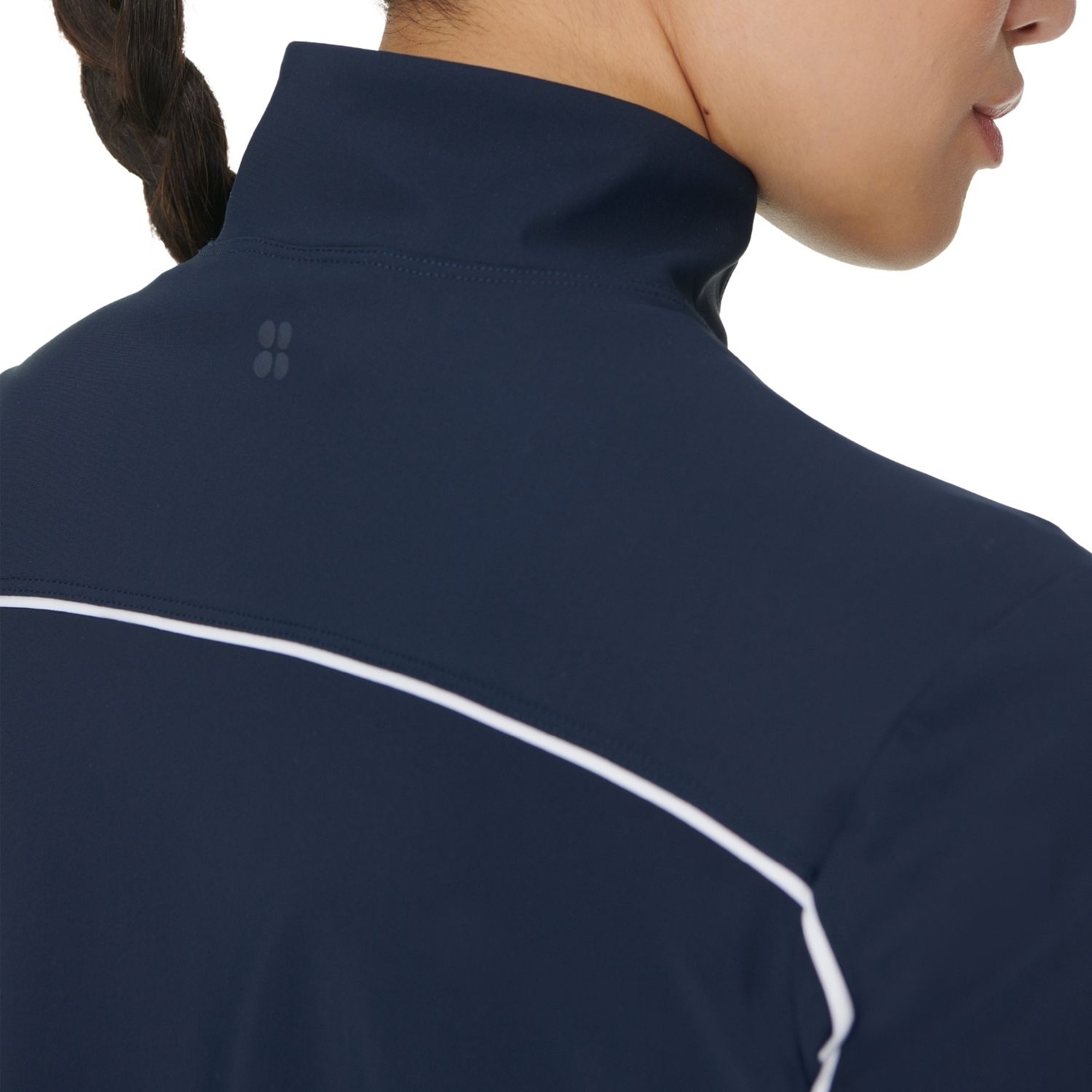 Sweaty Betty Anytime Explorer Zip Up Kadın Mavi Tank Top