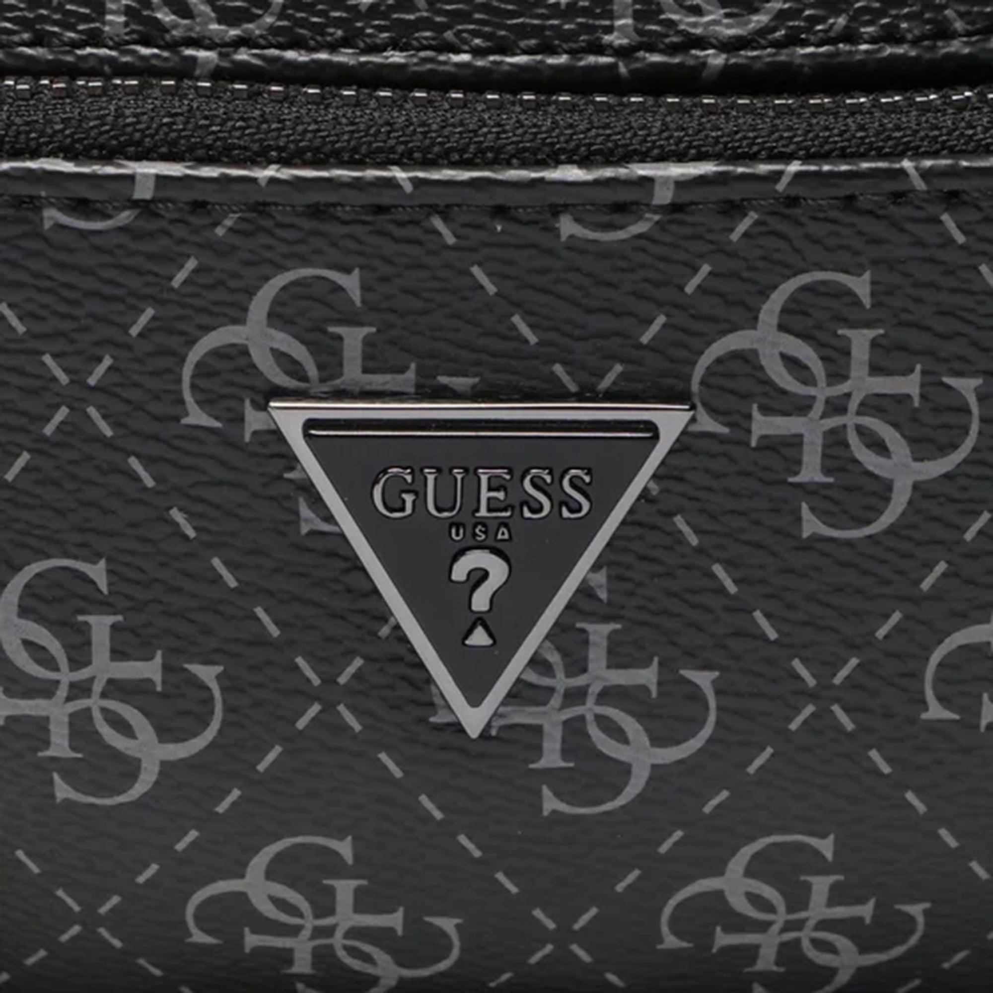 Guess 4G Logo Milano Erkek Siyah Bel Çantası