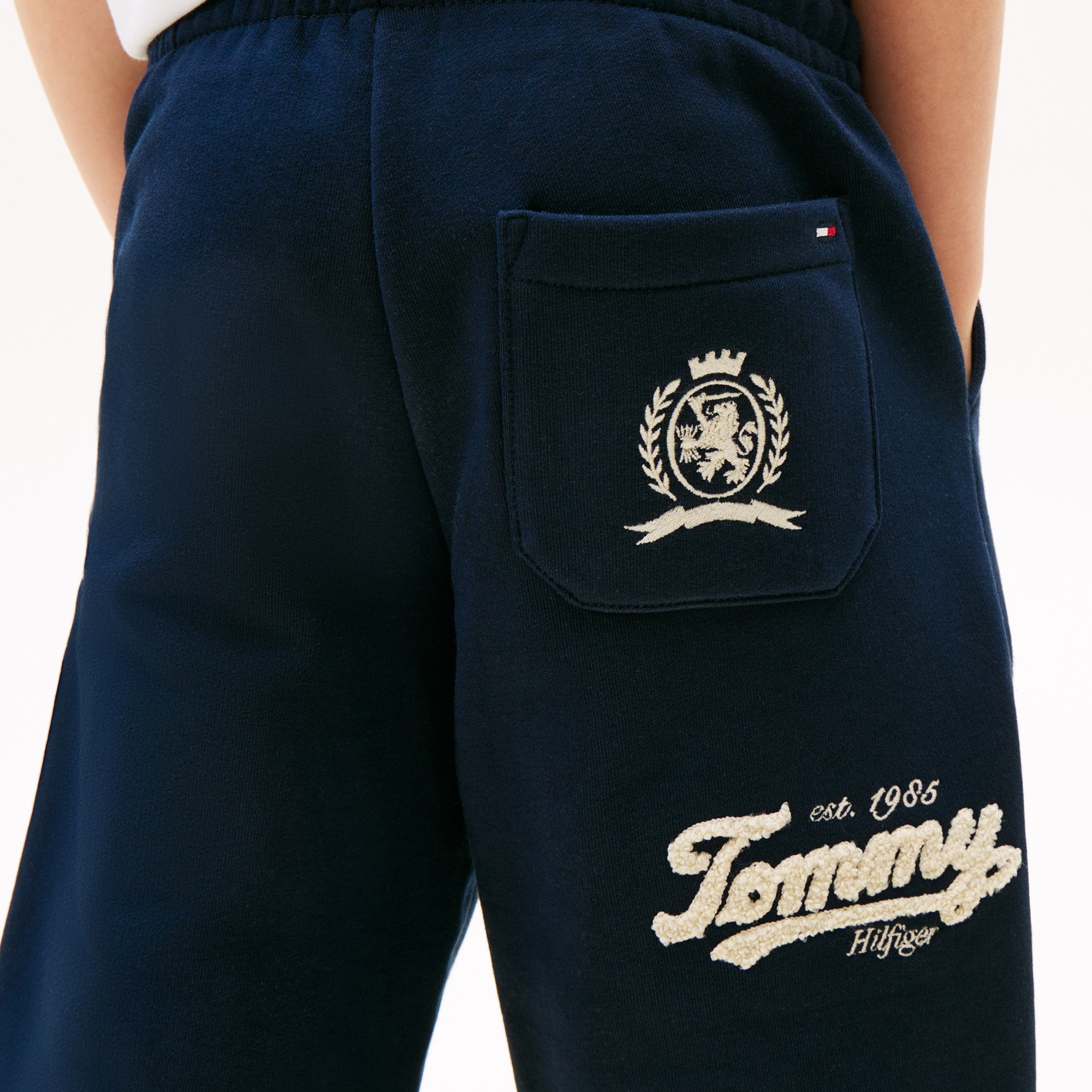 Tommy Hilfiger Varsity Graphic Çocuk Lacivert Eşofman Altı