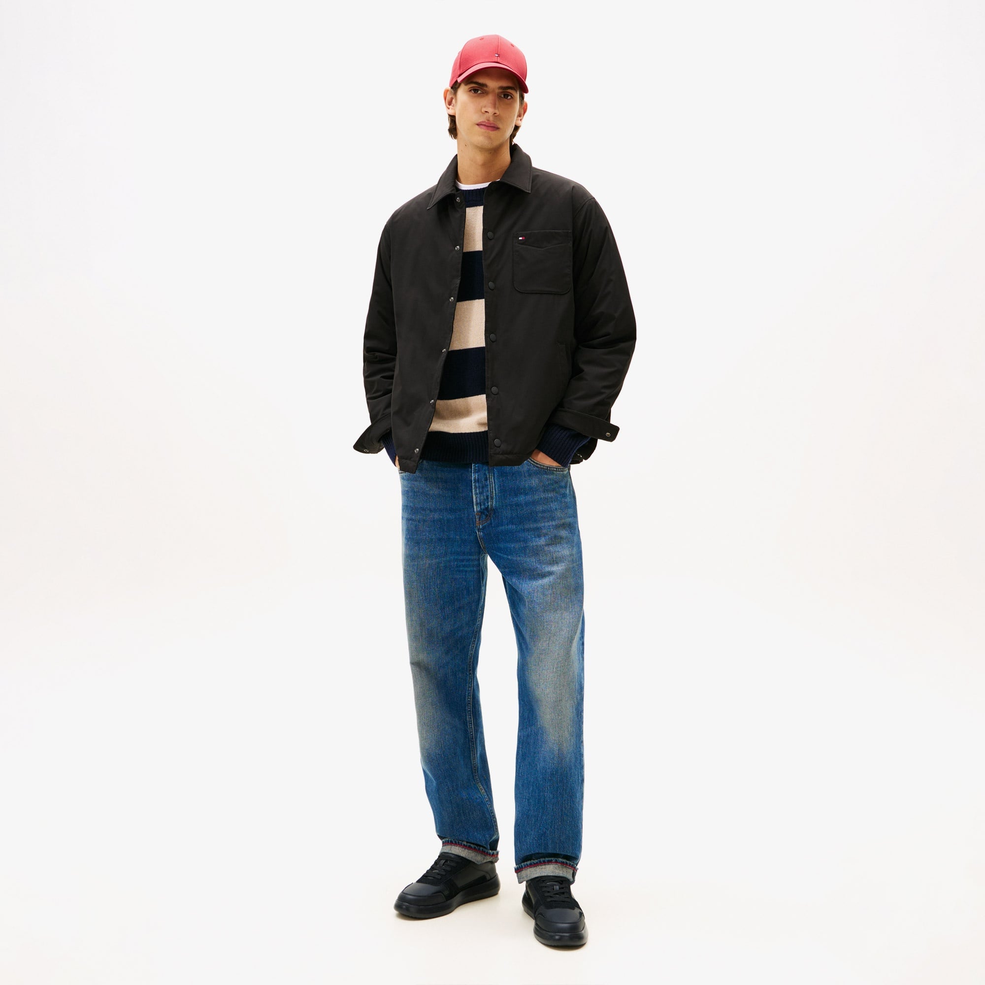 Tommy Hilfiger Modern Lightcup Erkek Siyah Sneaker