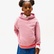 Tommy Hilfiger Mini Logo Çocuk Pembe Hoodie