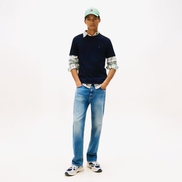  Tommy Jeans Xslim 3'lü Erkek Renkli T-Shirt