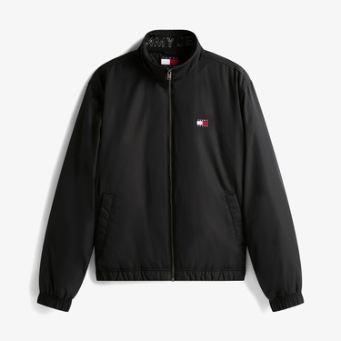  Tommy Jeans Essential Padded Erkek Siyah Puffer Mont