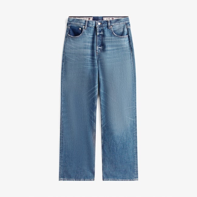  Tommy Hilfiger Relaxed Denim Çocuk Mavi Straight Jean