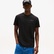 Tommy Jeans Slim Linear Chest Erkek Siyah T-Shirt