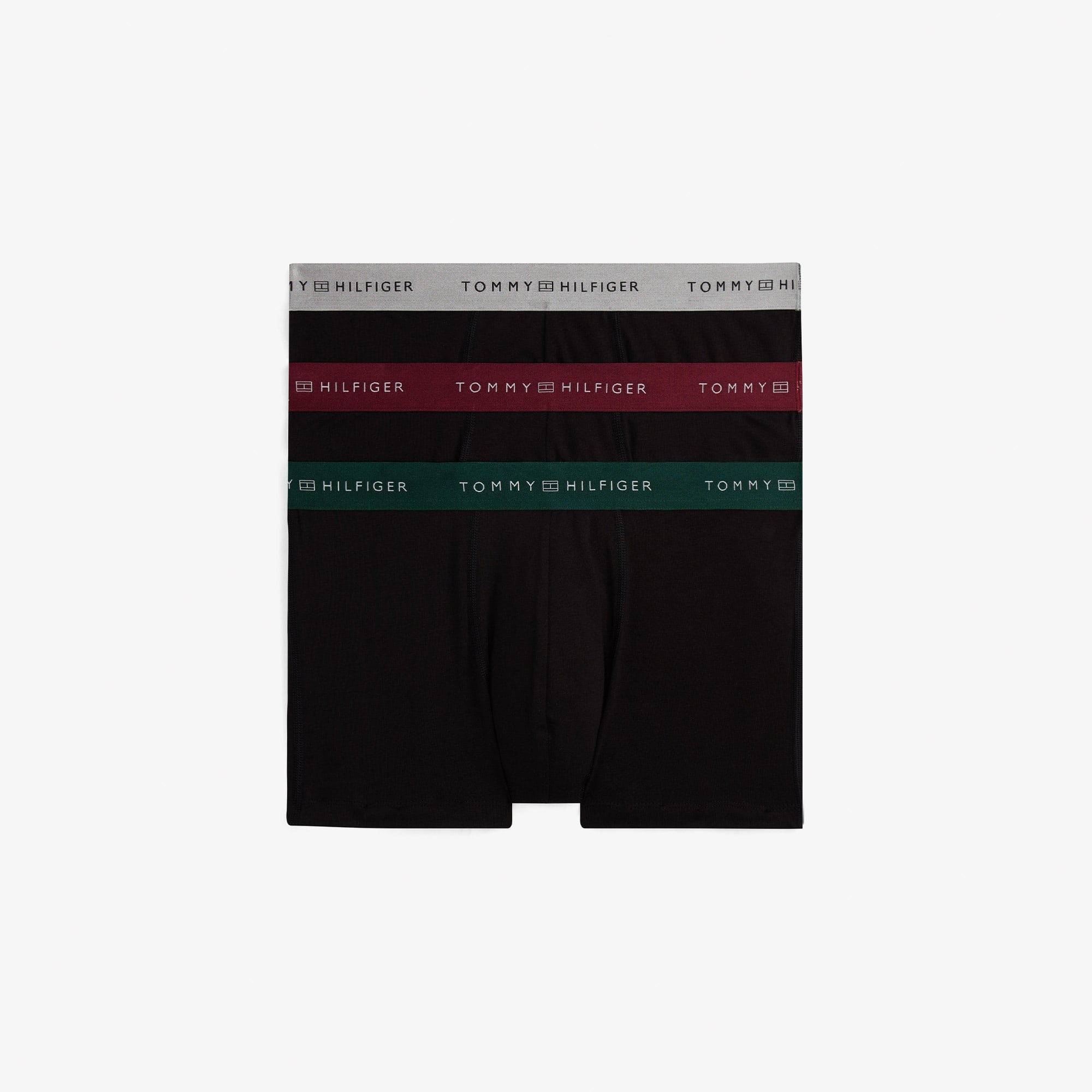 Tommy Hilfiger 3'Lü Trunk Metallic Erkek Siyah Boxer