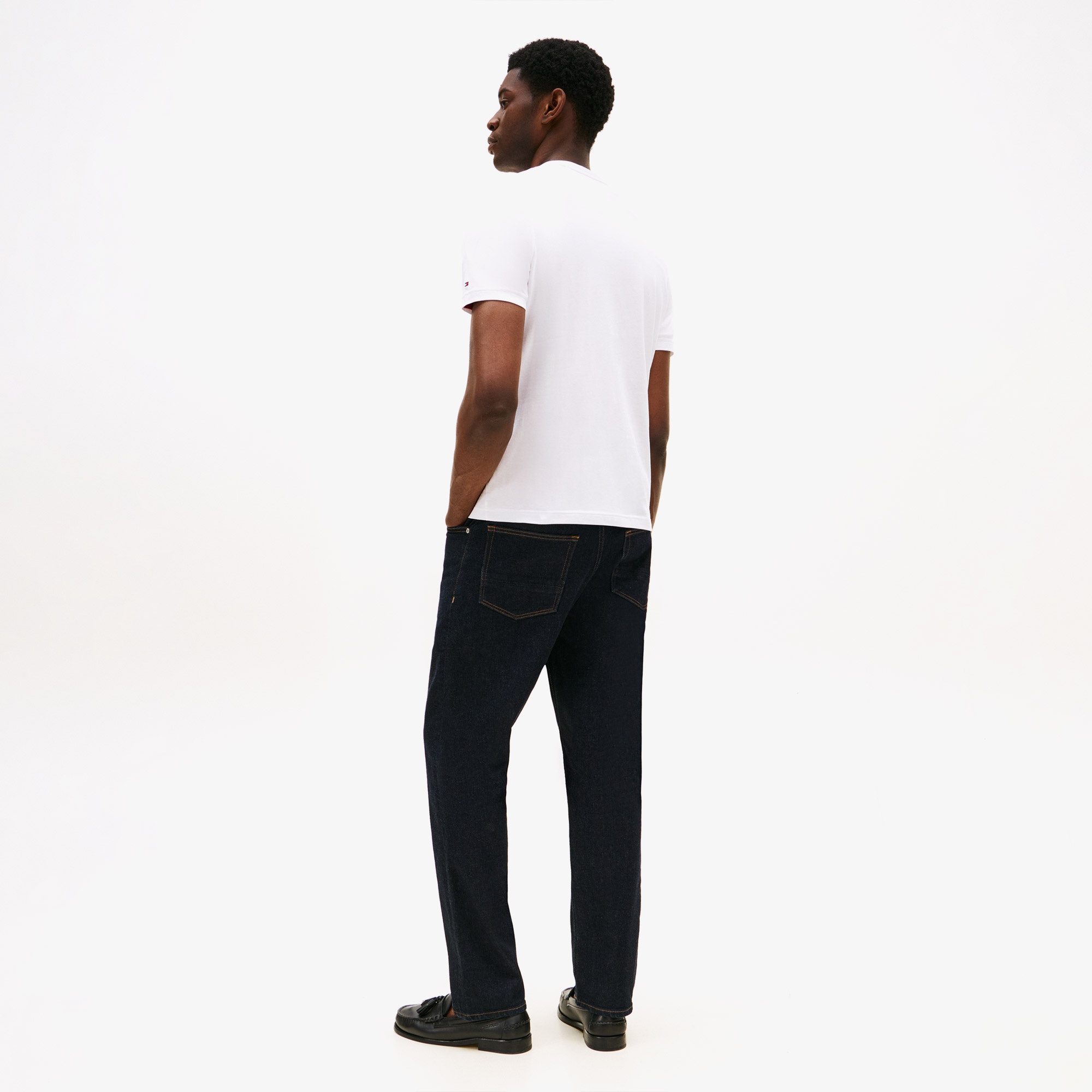 Tommy Hilfiger Brand Love Erkek Beyaz T-Shirt