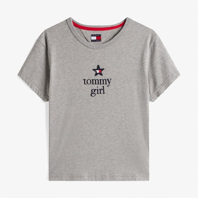  Tommy Hilfiger Graphic Çocuk Gri T-Shirt