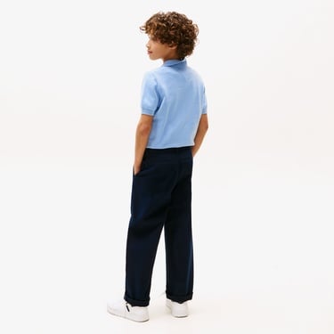  Tommy Hilfiger Pleated Chino Çocuk Chino Lacivert Pantolon