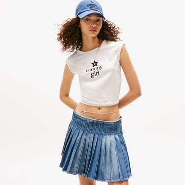  Tommy Hilfiger Graphic Çocuk Beyaz T-Shirt