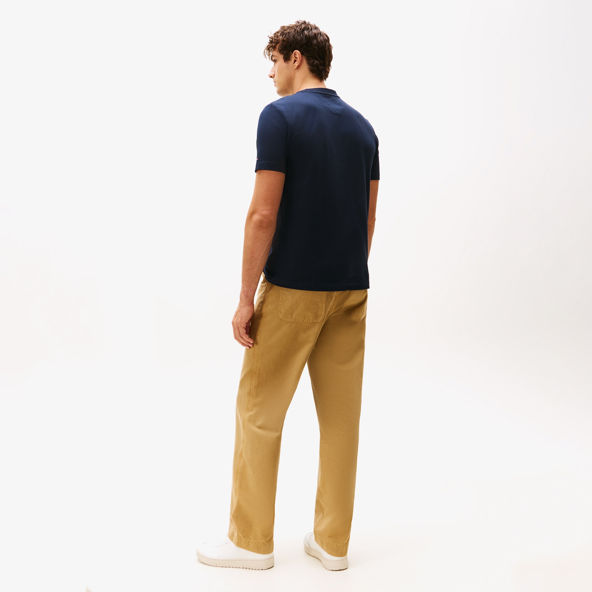 Tommy Hilfiger Stack Graphic Erkek Lacivert T-Shirt