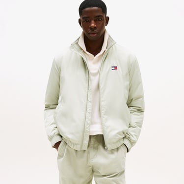  Tommy Jeans Essential Padded Erkek Yeşil Puffer Mont