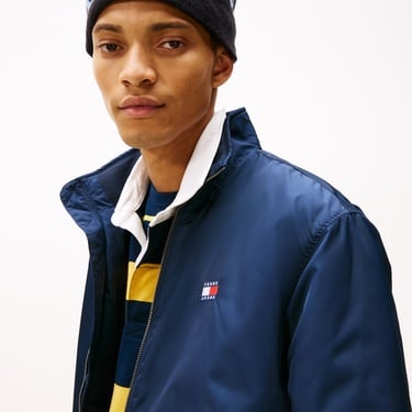  Tommy Jeans Essential Padded Erkek Mavi Puffer Mont