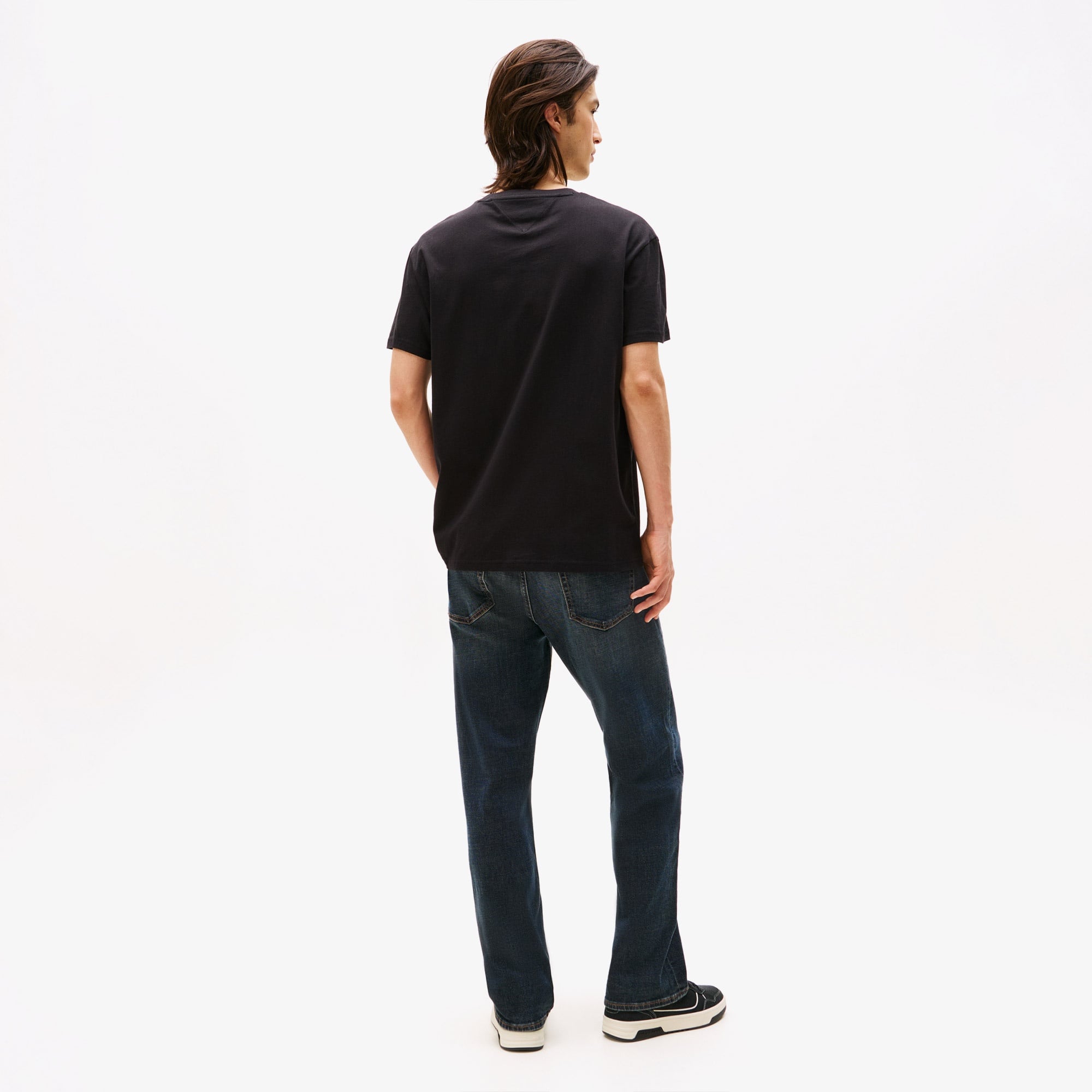 Tommy Jeans Regular Erkek Siyah T-Shirt