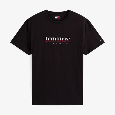  Tommy Jeans Regular Erkek Siyah T-Shirt