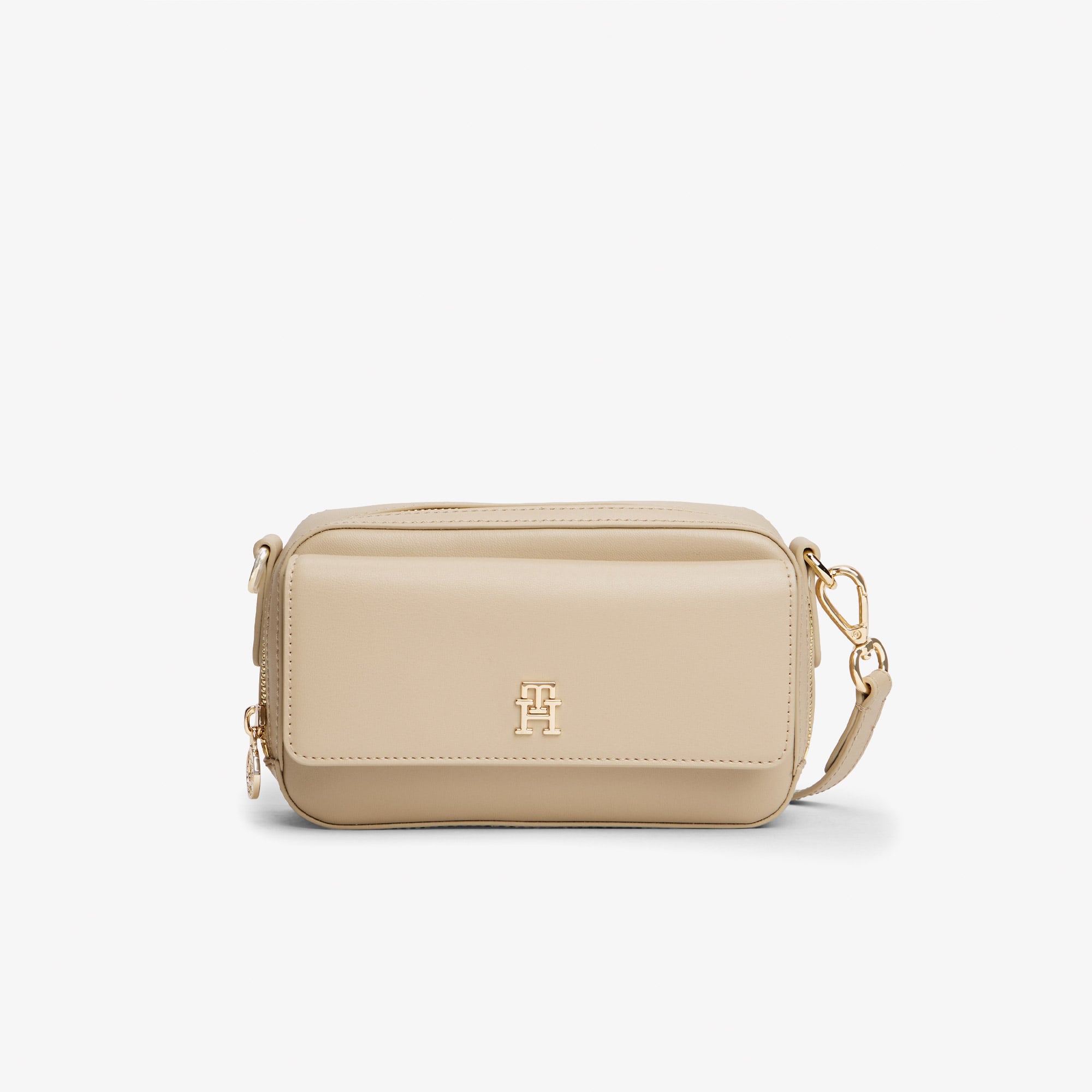 Tommy Hilfiger Icon Kadın Bej Çapraz Çanta