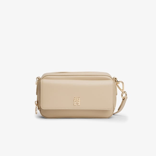  Tommy Hilfiger Icon Kadın Bej Çapraz Çanta
