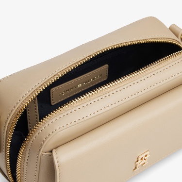  Tommy Hilfiger Icon Kadın Bej Çapraz Çanta