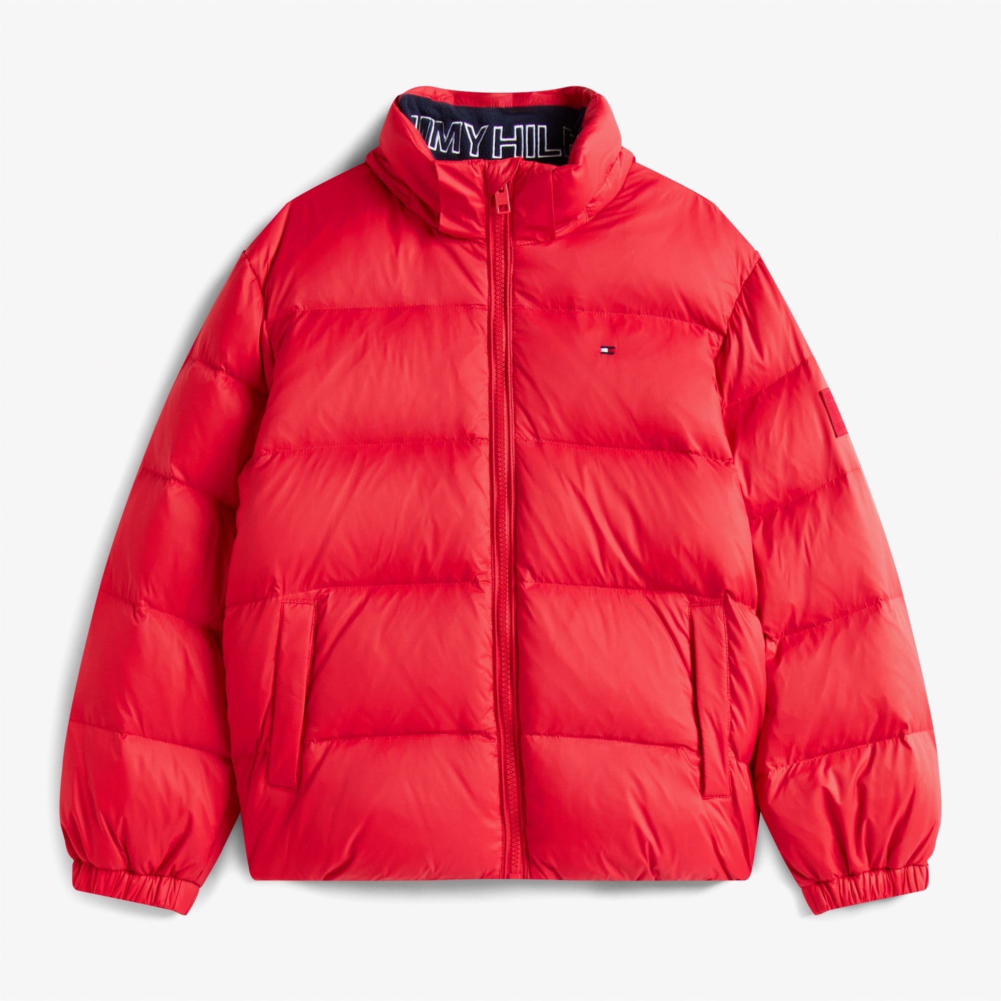 Tommy Hilfiger Essential Down Çocuk Puffer Kırmızı Mont