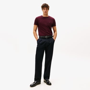  Tommy Hilfiger Essentials Seasonal Regular Fit Solid Erkek Kırmızı T-Shirt