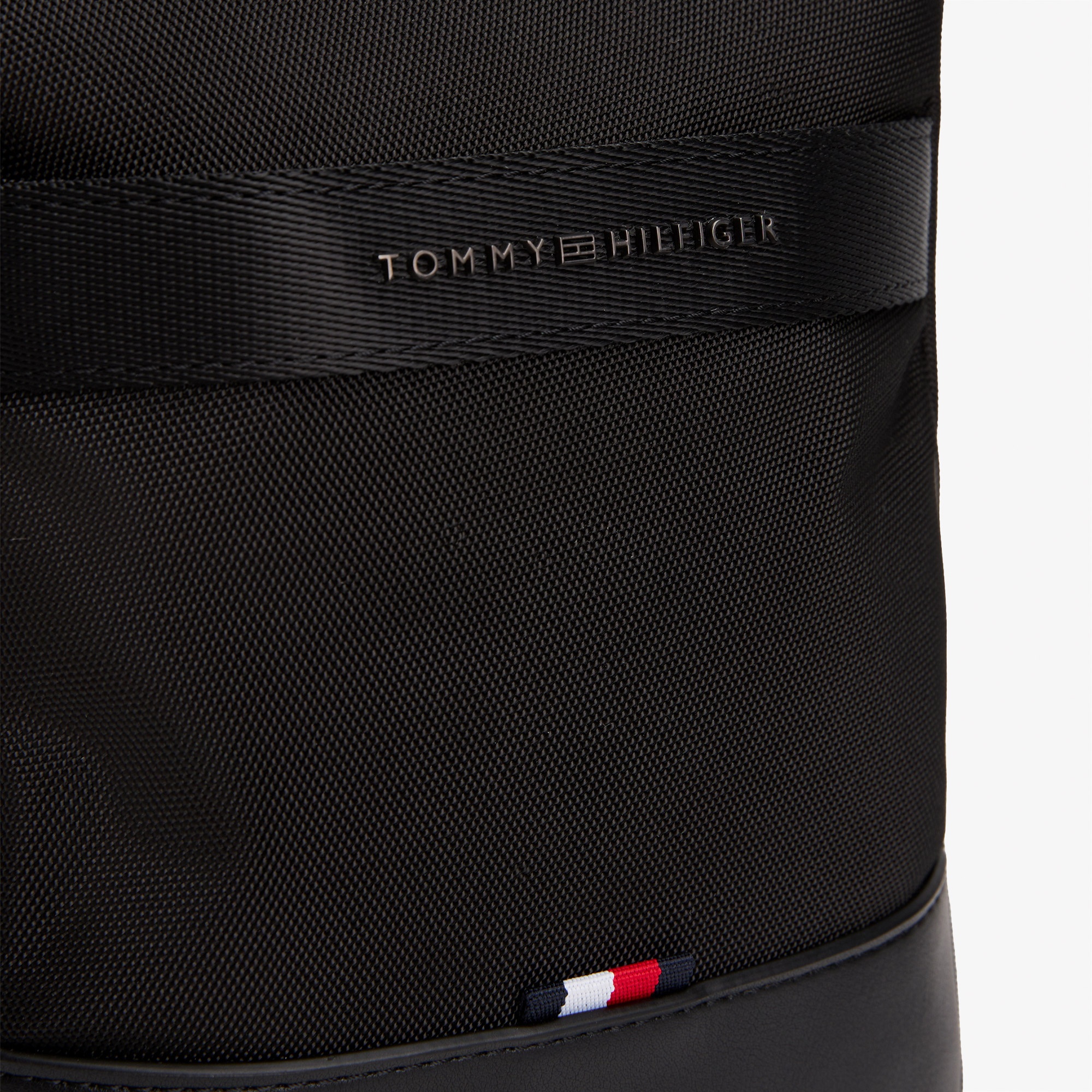 Tommy Hilfiger Nylon Travel Mini Erkek Siyah Çapraz Çanta