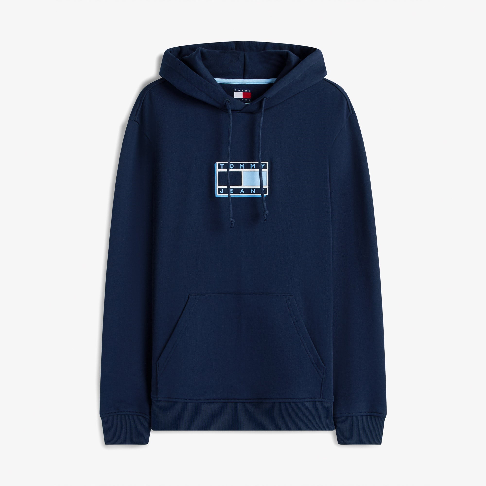 Tommy Jeans Regular Pop Erkek Mavi Hoodie