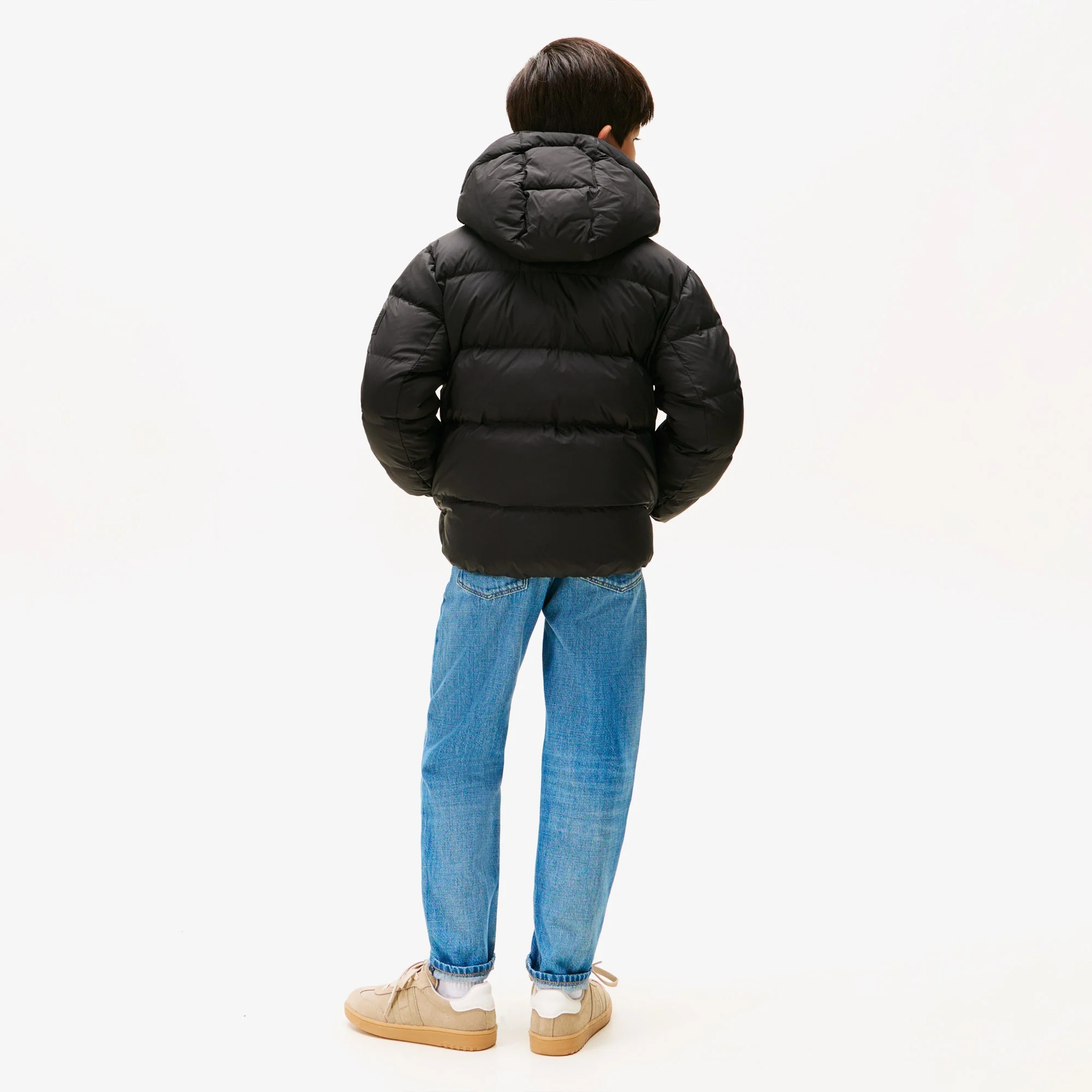 Tommy Hilfiger Essential Down Çocuk Siyah Puffer Mont