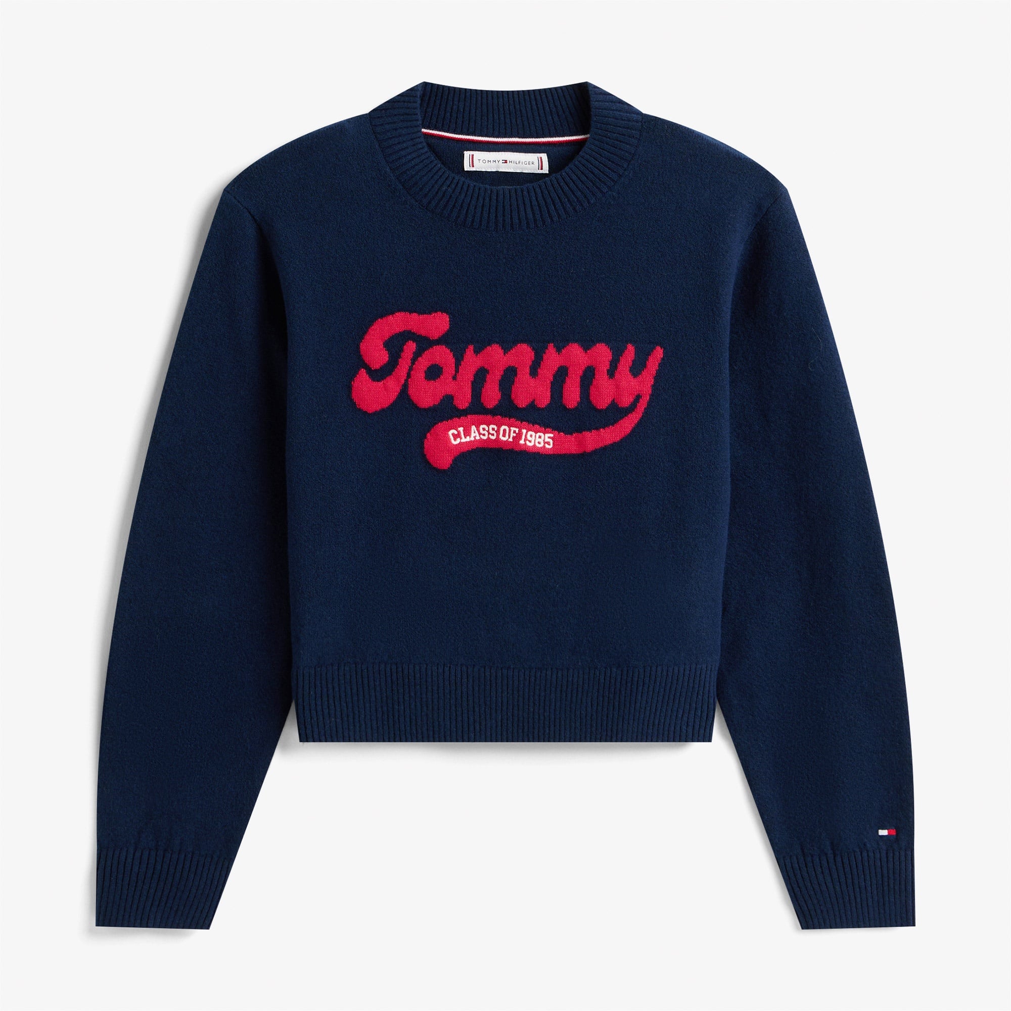 Tommy Hilfiger Logo Çocuk Lacivert Kazak