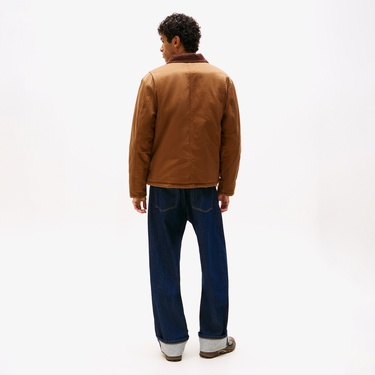  Tommy Jeans Twill Chore Erkek Kahverengi Ceket