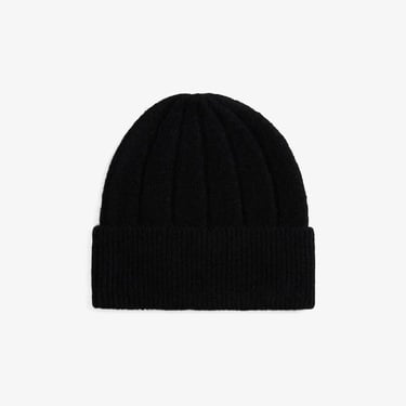  Tommy Hilfiger Flag Fluffy Kadın Siyah Bere