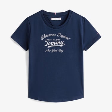  Tommy Hilfiger Script Çocuk Lacivert T-Shirt