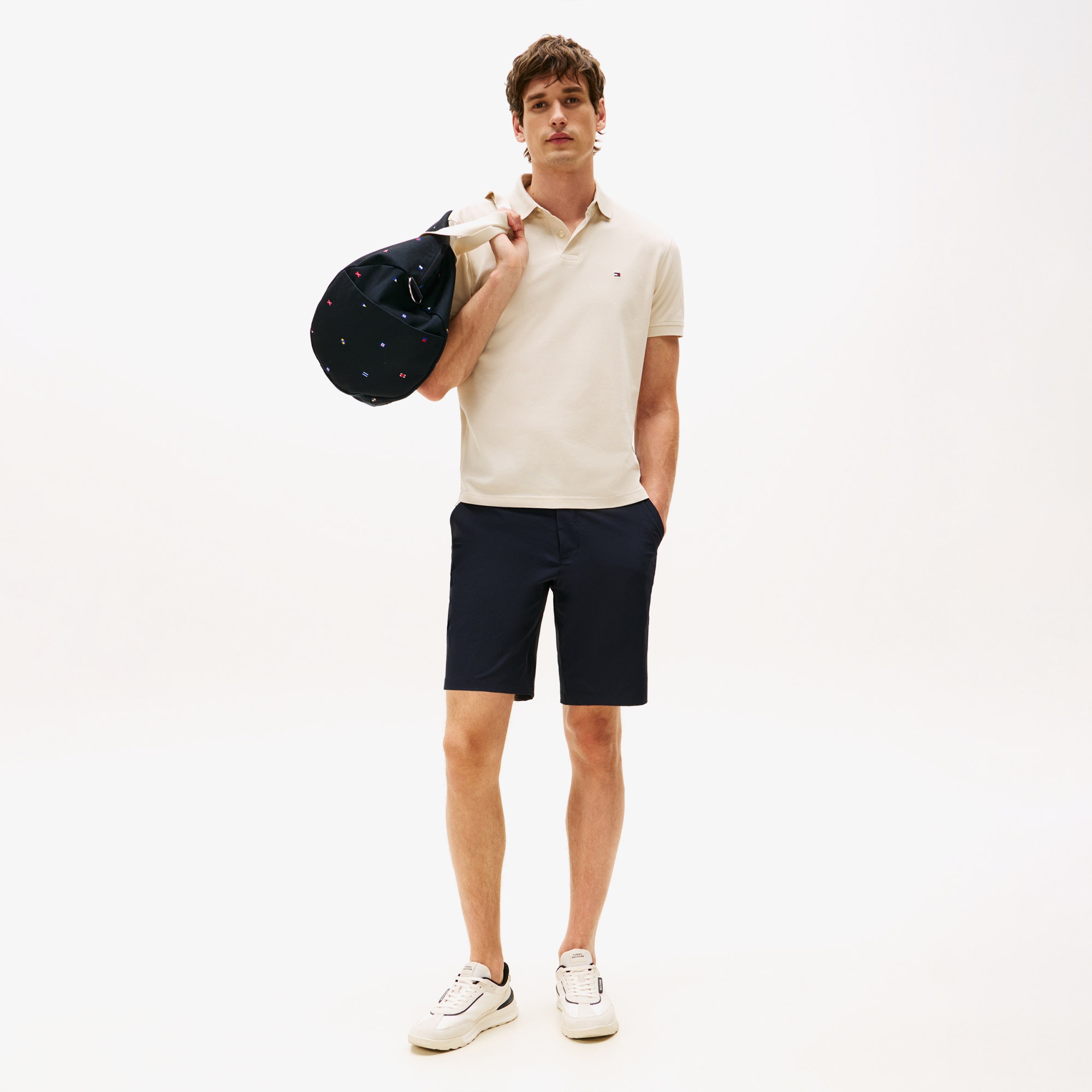 Tommy Hilfiger 1985 Regular Erkek Bej Polo