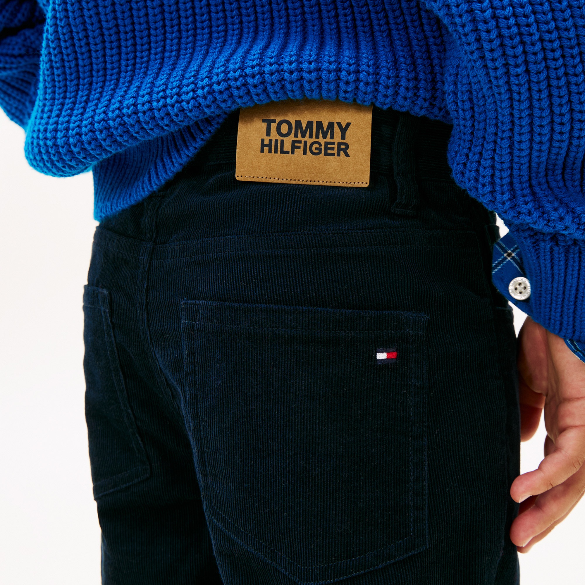 Tommy Hilfiger Corduroy Skater Çocuk 5 Cepli Lacivert Pantolon
