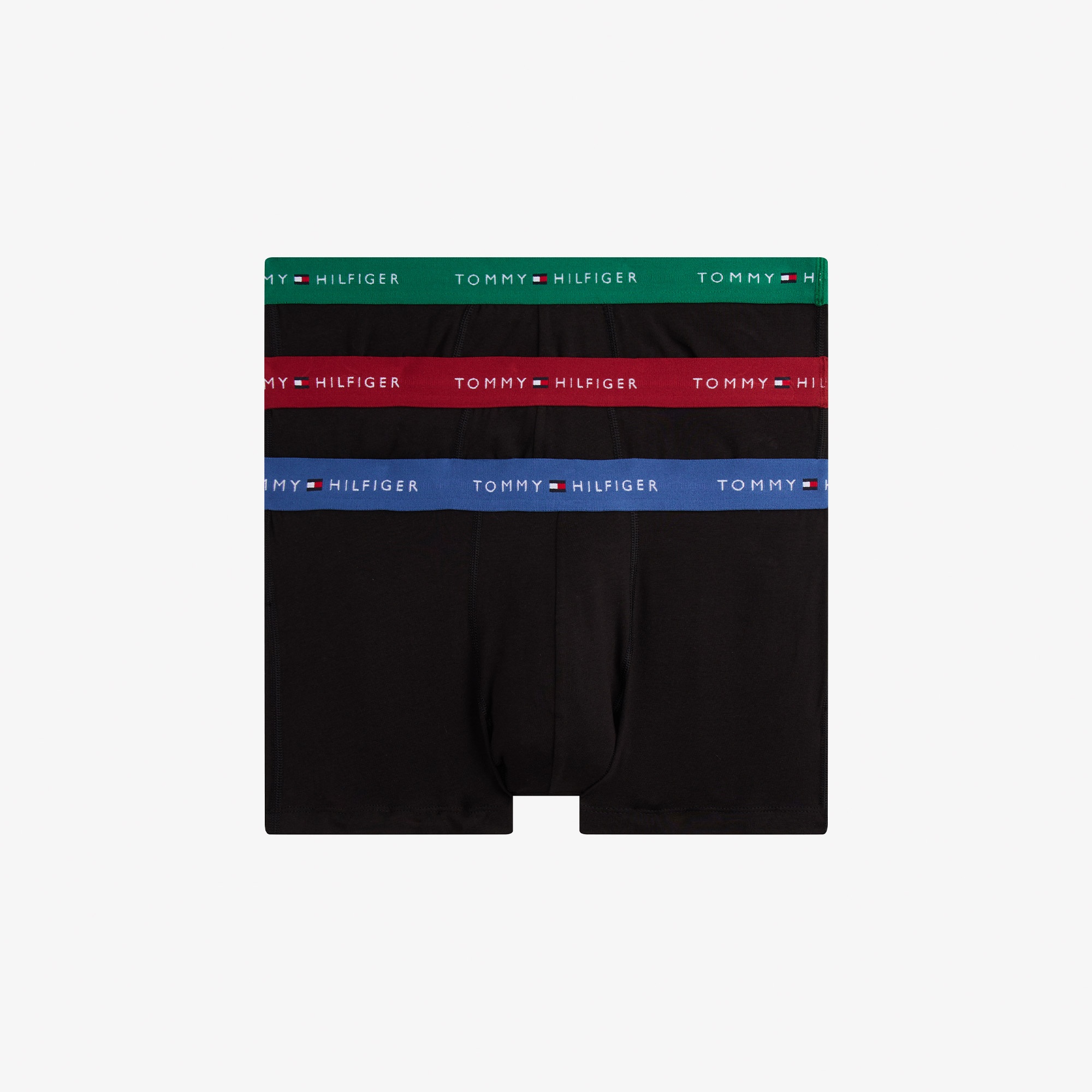 Tommy Hilfiger Trunk Erkek Turuncu 3'lü Siyah Boxer