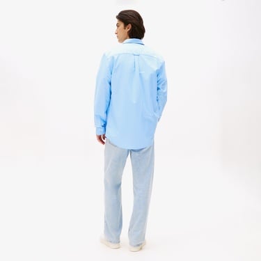  Tommy Jeans Regular Oxford Erkek Mavi Gömlek