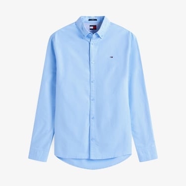  Tommy Jeans Regular Oxford Erkek Mavi Gömlek